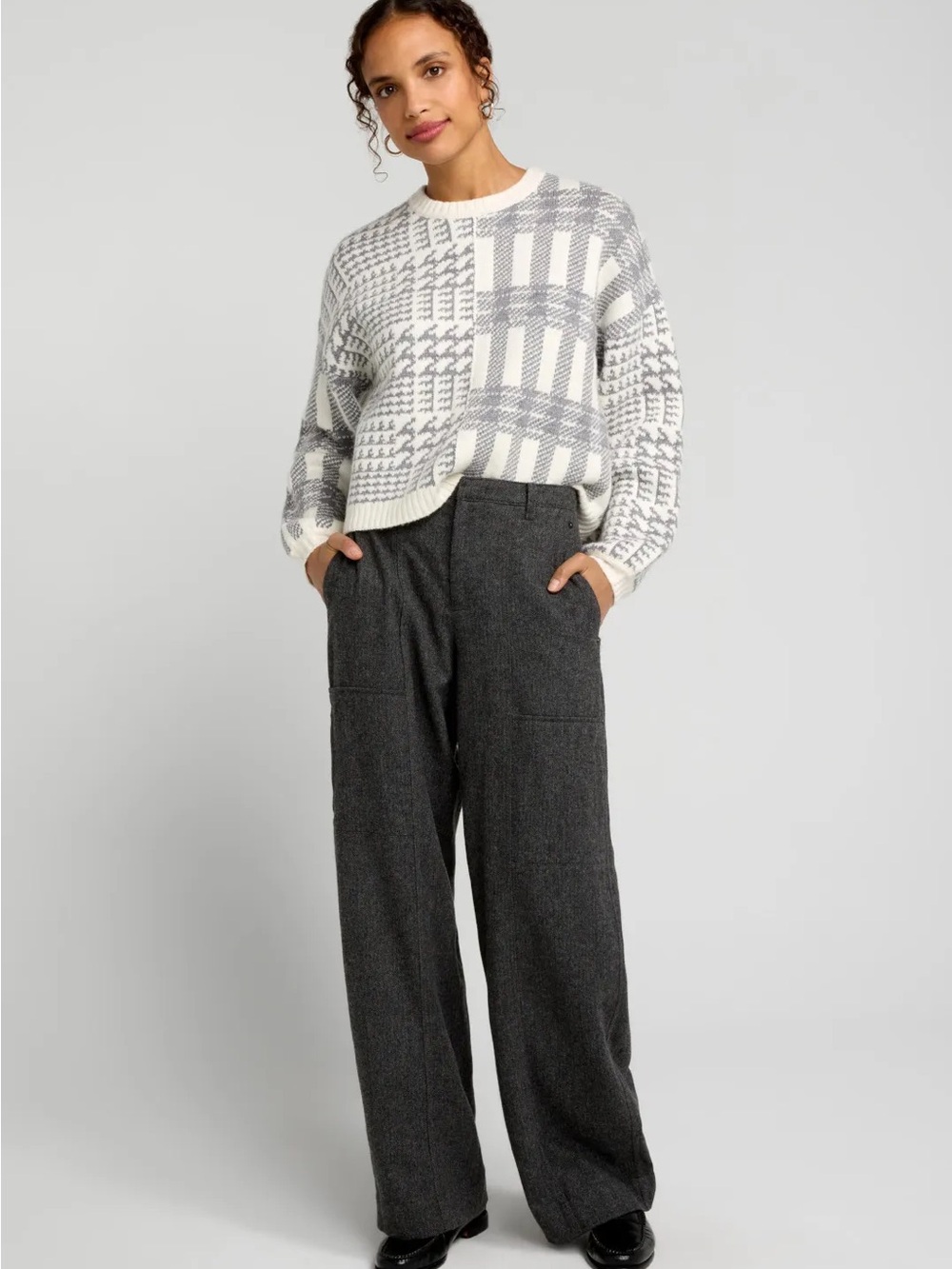 Splendid Elliott Plaid Sweater
